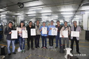 在火熱的生產場面中感受美——第四屆廣州速寫展組委會組織首次文藝輕騎走進黃埔